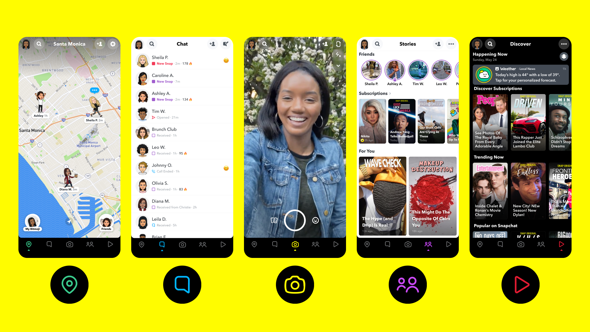 图片分享软件应用Snapchat开通筛选 第1张图